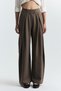Pleated wide leg pants - 2
