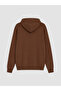 Xside Brown Hooded Men's Knitwear Sweater - 6