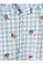 Lcw Kids Blue Shirt Collar Boys Pajama Set - 8