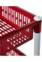 Multipurpose Plastic Trolley Vegetable Rack 4 Tiers - 5