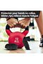 Anti-Slip Workout Grips - Ergonomic Rubber Hand Protector Gloves for Weight Lifting, Pull-Ups, Gym T - 5
