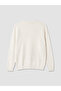 Lcw Vision Ecru Crew Neck Men's Knitwear Sweater - 7