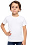 Boy's 100% Cotton Ribbed White T-Shirt 3-Pack 7018 - 3