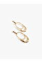 Large Dangle Hoop Earrings - 2