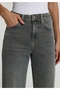 Wide Leg Fit Women's over Dyed Denim Jean Trousers - 5