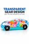 Transparent Electric Gear Racing Car Toy for Kids 3+ – Light & Music Toy Car with Visible Colorful Mechanical Gears, Automatic Movement & Clear Body Design - 6