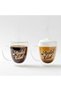 Double Wall Padel Club Printed Glass – 350ML (Set of 2) Borosilicate Heat Resistant Tumblers