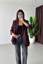 Vatkali Lined Striped Blazer Jacket Muldum