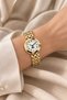Nishon Women's Wristwatch Gold Color Moon Phase Roman Numeral Steel Band Stylish Watch Gift Round Steel Women's Watch - 4