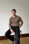 Noli Textured Half Zipper Polo Collar Regular Fit Men's Knitwear Sweater - 4