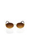 Frameless Brown Unisex Sunglasses - 2