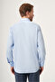 Blue Buttoned Collar Comfort Fit Easy-Iron Cotton Shirt 1004265127 - 5