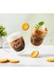 Double Wall Padel Club Printed Glass – 350ML (Set of 2) Borosilicate Heat Resistant Tumblers - 2