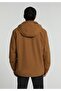 3 Different Uses Regular Fit Hooded Zippered Lined Men's Yellow Coat - 3