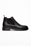 Genuine Leather Black Daily Water & Cold Resistant Guaranteed Men's Winter Boots