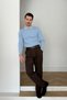 Noli Textured Half Zipper Polo Collar Regular Fit Men's Knitwear Sweater - 6