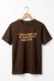 Unisex Depressed Stressed Horny Colorful Printed Short Sleeve T-Shirt