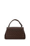 Women's Faux Leather Brown Shoulder Bag - 3