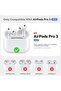 غطاء حماية لسماعات Airpods Pro 3 [مع قفل أمان] [مع طقم تنظيف] [مع سلسلة مفاتيح] غطاء واقي ضد السقوط - 2