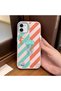 Pink Leather Textured Silicone Case Compatible with iPhone 12/12 Pro, Protects the Camera, Shock-Absorbing, Jellyfish Pattern Case