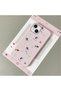 iPhone 14 Plus/15 Plus Compatible Pink Leather Textured Silicone Protects Camera Shock-Absorbing Cartoon Dog Pattern Case - 2