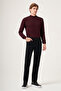 Black 5 Pocket Gabardine Slim Fit Cotton Denim Jeans Jean Trousers 1023265153