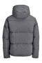 Men's Adjustable Lace-Up Hooded Puffer Jacket - Galaxy - 6