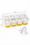 Pami̇t Home Large Size 8-Piece Silicone Ice Mold Easy to Remove Non-Stick Square Ice Mold for Cocktail Presentation, Meat, Chicken Broth - 2