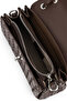 Women's Faux Leather Brown Shoulder Bag - 5