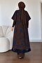 Women's 3-piece set with fisherman neck blouse and vest pants - 3