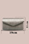 Evening Dress Bag - Chain Shoulder Strap Stylish Evening Bag Evening Dress Women's Bag Platinum Stnd Platinum - 3