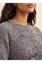 Crew Neck Textured Sweater - 6