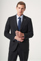Navy Blue Mono Collar 6 Drop Comfort Fit Full Lining Flexible Suit 1001260182 - 2
