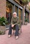 Women's Shirt Collar Casual Long Khaki Shirt Dress - 3