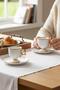 2-Person Porcelain Footed Coffee Cup with Gilding