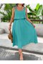 Rochie midi, verde - 0XL - 4