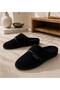 Men's Velvet Plush Fur Inside Anti-Slip Sole Home Slippers - 2