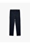 Lace-Up Cotton Ruffled School Pants Look Like School Sweatpants - 3