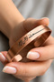 Men's and Women's Pure Copper Bracelet with Bismillahirrahmenirrahim Written on It, Adjustable Copper Cuff Bracelet - 4