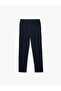 Lace-Up Cotton Ruffled School Pants Look Like School Sweatpants - 4