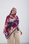 Patterned Bamboo Shawl with Buckle for Women - 5