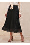 Basics Midi Skirt with Pleated Design