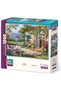 Stone Street and Dream Garden 2 X 1000 Piece Scenic Vibrant Colorful Double Puzzle Set - 5