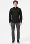Mens Slim Fit Black Cotton Shirt Slim Fit Cotton Men's Shirt Black - 4