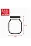 Heart Patterned Large Size Jar-Looking Ziplock Doypack Storage Bag (17X27Cm - 1000ml) 100 Pieces - 4