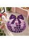 Aura Bowknot Disco Ball Patterned Woven Base Decorative Carpet Auraplus14 - 2
