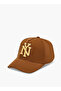 Men Cap with New York Applique - 2
