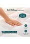 Ultra Soft Mattress Topper 90x190+7cm, 600 GSM Luxury Microfiber Mattress Pad, Extra Plush Quilted Bed Topper with 4-Side Elastic Bands, Hotel Quality Bedding Protector for Enhanced Comfort - 5