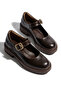 Dastor Women's Shoes Mary Jane Thick Sole Buckle Belted Chunky Model Dastor Comfortable and Stylish Design - 5
