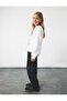 Star Pattern Loose Fit Cotton Wide Leg Denim Trousers - 2